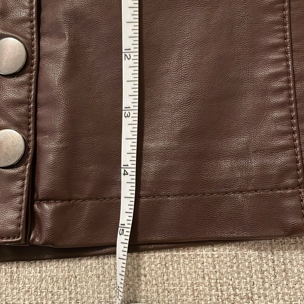 Free People Women’s Oh Snap Faux Leather Mini Skirt, size 6 - Picture 10 of 10